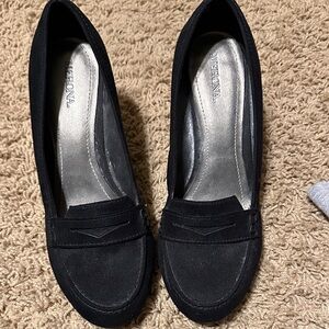 Merona Women's Black Suede Loafers